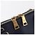 Saffiano Sac à main PRADA cuir Safiano Navy Gold Auth 202507A Doré Bleu Marine - vue 19