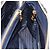 Saffiano Sac à main PRADA cuir Safiano Navy Gold Auth 202507A Doré Bleu Marine - vue 22