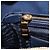 Saffiano Sac à main PRADA cuir Safiano Navy Gold Auth 202507A Doré Bleu Marine - vue 29
