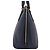 Saffiano Sac à main PRADA cuir Safiano Navy Gold Auth 202507A Doré Bleu Marine - vue 3