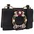 Borsa a tracolla Miu Miu Madras in pelle nera e oro Auth 207539M Nero