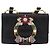 Borsa a tracolla Miu Miu Madras in pelle nera e oro Auth 207539M Nero - vista 13