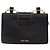 Borsa a tracolla Miu Miu Madras in pelle nera e oro Auth 207539M Nero - vista 2
