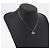 Collana Christian Dior Metal Gold Tone Auth ka6499 - vista 17