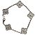 Van Cleef & Arpels Bracciale Vintage Alhambra Oro Bianco Diamanti