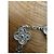 Van Cleef & Arpels Bracciale Vintage Alhambra Oro Bianco Diamanti - vista 6