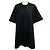 Cappotto a maniche corte in lana e mohair nero Roksanda