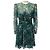 Autre Marque Vestido Blythe Saloni Opaline Vert Verde