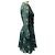 Autre Marque Vestido Blythe Saloni Opaline Vert Verde - vista 2