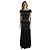 Vestido maxi de punto estampado en negro / blanco Alexander McQueen - vista 6