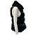 Chaleco puffer de seda negra Thomas Wylde con cuello de terciopelo tachonado Negro - vista 2