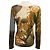 Etro Beige / Grey Multi Paisley Patterned Long Sleeved V-Neck Silk and Cashmere Knit Pullover Sweater Multicor - vista 3