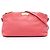 Borsa a tracolla Burberry Chichester in pelle goffrata Grain Check, Rosa, Small
