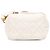 Chanel Mini CC gesteppte Caviar Chain Zip Around Vanity Case Satchel in Weiß - Ansicht 3