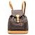 Mochila Louis Vuitton Monogram Montsouris PM Castanha Marrom