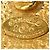 Brincos de pressão ovais Crown Chanel CC banhados a ouro Dourado - vista 5
