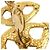 Orecchini a clip Chanel CC placcati oro a goccia D'oro - vista 8