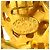 Orecchini a clip ovali placcati oro Chanel CC Gold D'oro - vista 5