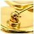 Chanel CC vergoldete Blumenbrosche Golden - Ansicht 6