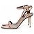 Tom Ford, Nude leather padlock sandals - view 2