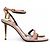 Tom Ford, Nude leather padlock sandals - view 4
