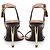 Tom Ford, Nude leather padlock sandals - view 5