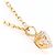 Autre Marque Halskette aus 18K Roségold mit Diamant Golden - Ansicht 2