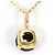 Autre Marque Collar de oro amarillo 18K con diamante negro Dorado - vista 3