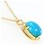 Autre Marque 18K Yellow Gold Necklace with Turquoise Golden - view 2