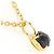 Autre Marque Collana in oro giallo 18K con diamante nero D'oro - vista 2