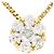 Autre Marque Collana in oro giallo 18K con diamante D'oro