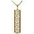 Autre Marque Collar de oro amarillo 18K con diamante Dorado