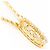 Autre Marque 18K Gelbgold-Halskette mit Diamant Golden - Ansicht 2