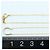 Autre Marque 18K Gelbgold-Halskette mit Diamant Golden - Ansicht 4