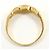 Autre Marque Anello a fascia in oro giallo 18K con diamante D'oro - vista 2