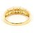Autre Marque Anello a fascia in oro giallo 18K con diamante D'oro - vista 3