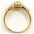 Autre Marque Anello fede in oro giallo 18K e diamanti D'oro - vista 3