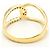 Autre Marque Anello fede in oro giallo 18K con diamante D'oro - vista 3