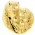 Autre Marque Bandring aus 18K Gelbgold mit Diamant Golden