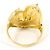 Autre Marque Bandring aus 18K Gelbgold mit Diamant Golden - Ansicht 4