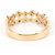 Autre Marque Anello fede in oro rosa 18K con diamante D'oro - vista 4