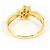 Autre Marque Anello a fascia in oro giallo 18K con diamante D'oro - vista 4