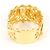 Autre Marque Anello a fascia in oro giallo 18K con diamante D'oro - vista 4