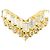 Autre Marque Anello a fascia in oro giallo 18K con diamante da 1.00ct D'oro