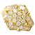 Autre Marque Anello a fascia in oro giallo 18K con diamante D'oro