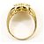 Autre Marque Anello a fascia in oro giallo 18K con diamante D'oro - vista 3