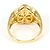 Autre Marque Anello a fascia in oro giallo 18K con diamante D'oro - vista 4