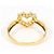 Autre Marque Anello a fascia in oro giallo 18K con zirconia cubica D'oro - vista 3