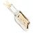 Autre Marque Halskette aus 14K Gold und Platin mit Diamant Golden - Ansicht 2