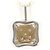 Autre Marque Halskette aus 14K Gold und Platin mit Diamant Golden - Ansicht 3